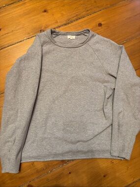 Light Gray Crewneck Sweater - Women's Classic Scoop